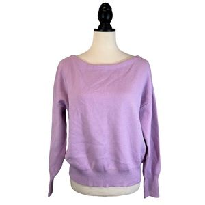 Anthropologie Maeve Lilac Sweater Boatneck, New w/ Tags, Size S (OB1439441)